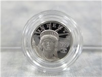 $10 American Eagle 1/10 Oz Platinum Coin with Box & COA (US Mint, 1999-W)