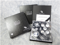 Limited Edition 8-Coin Silver Proof Set with American Eagle Dollar (U.S. Mint, 2014)