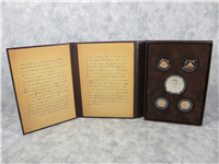 Lincoln Coin & Chronicles Silver Dollar & 4-Penny Set in Box with COA (US Mint, 2009)