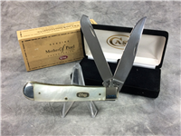 1999 CASE XX USA 8254 SS Mother of Pearl Trapper Pocket Knife 