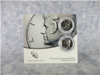 Kennedy Half-Dollar 50th Anniversary Uncirculated 2-Coin Set (US Mint, 2014)