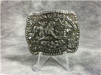1985 NATIONAL FINALS RODEO - HESSTON - Fred Fellows - Junior Collectors Belt Buckle