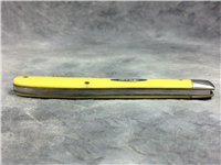 1970 CASE XX USA 31048 Yellow Slimline Trapper Pocket Knife