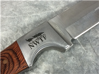 NWTF NATIONAL WILD TURKEY FEDERATION Wood Fixed-Blade Knife w/ Sheath