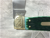 2007 SCHRADE SCL2G Limited Handmade Green Jigged Folding