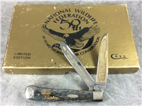 1986 CASE XX USA 6254 SS Ltd Ed NATIONAL WILDLIFE FEDERATION 50TH ANNIV. Trapper Knife