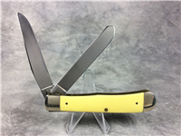 1990 CASE XX BRADFORD, PA USA 3254 "COLT PEACEMAKER" Yellow Trapper Knife