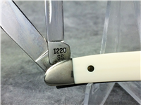 1993 CASE XX I220 Bradford, PA USA Smooth White Peanut Pocket Knife