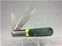REMINGTON USA 9505 3-3/8" Green Sawcut 2-Blade Barlow
