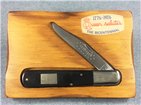 1976 QUEEN Limited Edition Bicentennial Single-Blade Barlow  with Wooden Display
