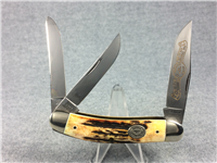 Rare 2000 MOORE MAKER 6303 Stag Ltd Ed 21st Century Commemorative Whittler Knife