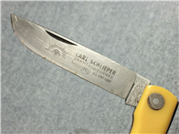 CARL SCHLIEPER GERMAN EYE 99jrY Yellow Single-Blade 3-5/8" Junior Lockback