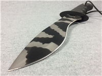 FROST Camoflauge Camo 13" Fixed-Blade Tactical Hunting Knife with Sheath