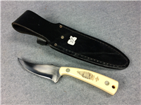 SCHRADE USA SCRIMSHAW 155SC Ltd Ed Mayflower Sharp Finger Knife