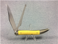 1974 CASE XX USA 32095 Chrome Vanadium Yellow Large Fishing Knife