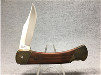 BEAR HUNTER LB-5 Solingen Stainless 440 Wood Folding Lockback Knife