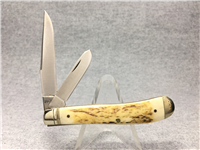 SCHRADE 294TXST Remember the Alamo 175th Anniv Texas Stag Mini-Trapper Knife