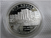 Little Rock Central High School Desegregation Silver Dollar Proof with Box and COA (US Mint, 2007)