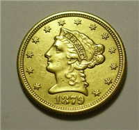 USA 1879S  $2.50 Gold Indian Head    
