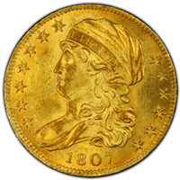 1807  $5 Gold Capped Bust    
