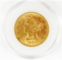 1900  $5 Gold Liberty Head    