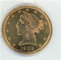 1902S  $5 Gold Liberty Head    