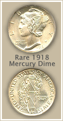 USA 1918  Mercury Dime    