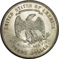 USA 1874  Trade Silver Dollar