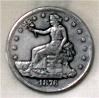USA 1876S  Trade Silver Dollar
