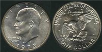 USA 1972S  Eisenhower Dollar    