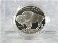 American Buffalo Silver Dollar Proof Coin in Box with COA (US Mint, 2001-P)