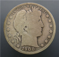 USA 1900  Barber Half Dollar    