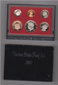 1982 US Mint Proof Set  (6 coins)