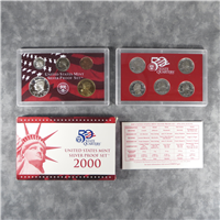 10 Coins 50 State Quarters Silver Proof Set  (U.S. Mint, 2000)