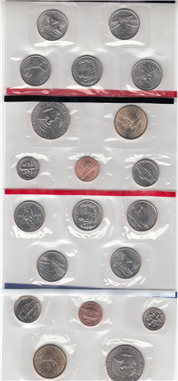 USA 20-Coin Denver & Philadelphia Uncirculated Set  (U.S. Mint, 2003)