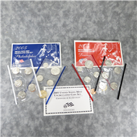 USA 22 Coins Philadelphia & Denver Uncirculated Set (U.S. Mint, 2005)