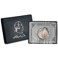 George Washington Uncirculated Silver Half Dollar in Box with COA (US Mint, 1982)