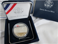 Little Rock Central High School Desegregation Silver Dollar Proof with Box and COA (US Mint, 2007)