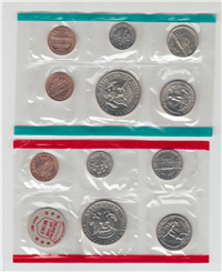 USA  11 Coins Uncirculated Set  (U.S. Mint, 1972)