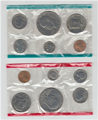 USA  12 Coins Uncirculated Mint Set  (US Mint, 1977)