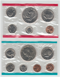 USA 13 Coins Uncirculated Mint Set  (US Mint, 1973)
