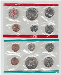 USA 11 Coins Uncirculated Set  (U.S. Mint, 1971)